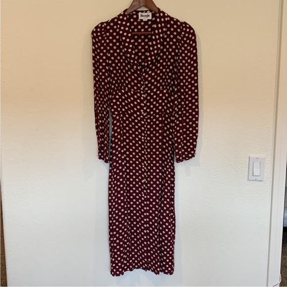 Rouje Dresses Rouje Polka Dot Clementine Dress Poshmark